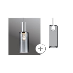 Paulmann 95607 URail Schirm Raja 2Easy 100mm Rauchglas
