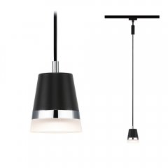 Paulmann 95630 URail Pendel Cone GU10 max. 10W dimmbar 230V Schwarz matt