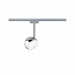 Paulmann 96803 URail Schienenspot Capsule II Einzelspot 600lm 6,3W 4000K dimmbar 230V Chrom matt