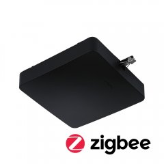 Paulmann 96819 URail Einspeisung Smart Home Zigbee 3.0 Mitte 227x196mm max. 300W Schwarz matt