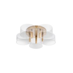 Nova Luce Deckenleuchte Gatlin LED 27Watt 1306Lm 3000K Dimmbar Messing Gold Metal & Acrylic