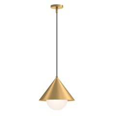 Elstead Lighting Remyck Pendelleuchte Gold Alora Mood 1-flammig Design