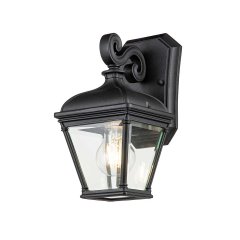 Elstead Lighting Bayview kleine Wandleuchte 1-flammig E27 IP44 in Schwarz