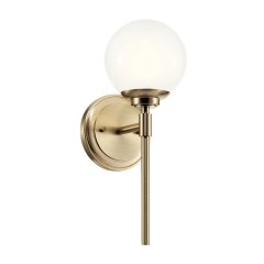 Elstead Lighting Benno Wandleuchte 1-flammig Champagnerbronze IP44