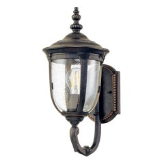 Elstead Lighting Cleveland Au�enwandleuchte Klein in Verwitterter Bronze E27 IP44