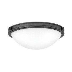Elstead Lighting Collier 2-flammige Deckenleuchte E27 Schwarzoxid/Glas 346mm
