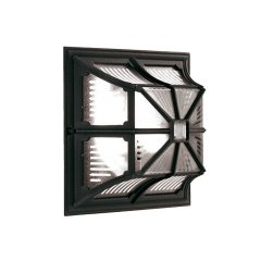 Elstead Lighting Chapel 1-flammige Au�en-Deckenleuchte E27 IP44 Schwarz