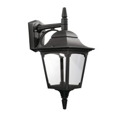 Elstead Lighting Chapel Au�enwandleuchte abw�rts E27 Schwarz IP44