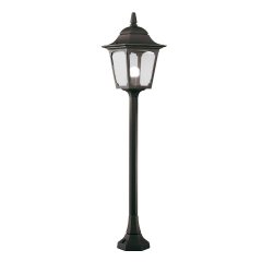 Elstead Lighting Chapel 1-flammige Au�en-Pollerleuchte E27 IP44 Schwarz
