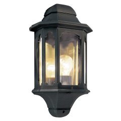 Elstead Lighting Chapel 1-flammige Au�en-Wandlaterne E27 IP44 Schwarz