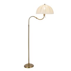 Elstead Lighting Crosby Stehleuchte Creme Gold geb�rstet mit E27