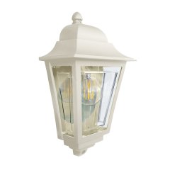 Elstead Lighting Deco Lane Halbwandleuchte 1-flammig E27 in Creme