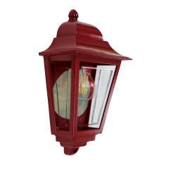 Elstead Lighting Deco Lane Halbwandleuchte 1-flammig E27 in Rot