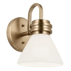 Elstead Lighting Farum Wandleuchte 1-flammig Champagnerbronze IP44 G9