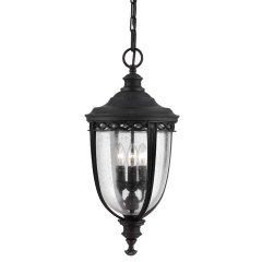 Elstead Lighting English Bridle gro�e Kettenlaterne 3-flammig in Schwarz
