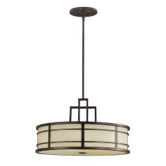 Elstead Lighting Fusion Pendelleuchte 3-flammig Grecian Bronze � Serie Fusion