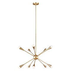 Elstead Lighting Jax 10-flammiger Kronleuchter G9 Messing br�niert