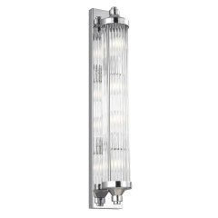Elstead Lighting Paulson Wandleuchte 4-flammig in Chrom mit klarem Glas