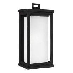 Generation Lighting \(Feiss\) Roscoe Large Au�enwandleuchte Schwarz strukturiert E27 IP44