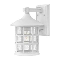 Elstead Lighting Freeport mittlere Au�enwandleuchte 1-flammig E27 in Textured White