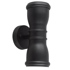 Elstead Lighting Malvern Up & Down Au�enwandleuchte Schwarz IP44 GU10