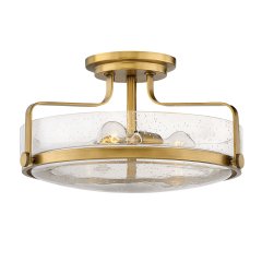 Elstead Lighting Harper Deckenleuchte 3-flammig E27 Messing antik