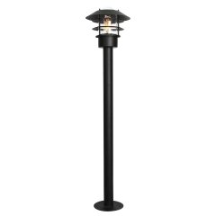 Elstead Lighting Helsingor Wegeleuchte Schwarz aus Edelstahl E27 IP44