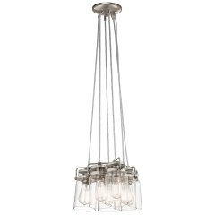 Elstead Lighting Brinley Pendelleuchte 6-flammig E27 Nickel