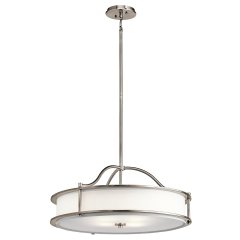 Elstead Lighting Emory Pendelleuchte 4-flammig Zinn