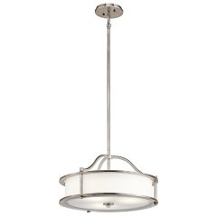 Elstead Lighting Emory Pendelleuchte 3-flammig Zinn