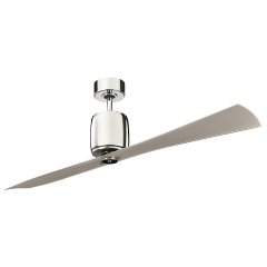 Elstead Lighting Ferron Deckenventilator 152 cm in Poliertem Nickel