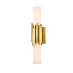 Elstead Lighting Marvelle Bad-Wandleuchte 2-flammig Messing antik IP44