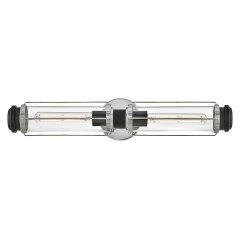 Elstead Lighting Masthead Wandleuchte 2-flammig Chrom poliert Schwarz IP44