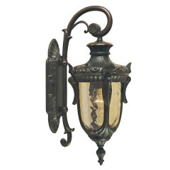 Elstead Lighting Philadelphia Au�enwandleuchte klein 1-flammig Down in Old Bronze