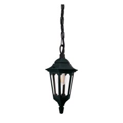 Elstead Lighting Parish Mini Kettenpendelleuchte Schwarz Au�enleuchte E27 IP44