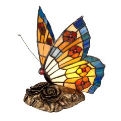 Elstead Lighting Orange Butterfly Tischleuchte LED Bronze