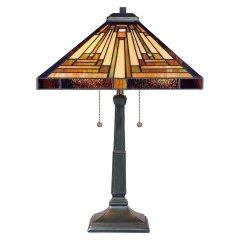 Elstead Lighting Stephen Tischleuchte 2-flammig E27 Bronze