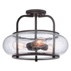 Elstead Lighting Trilogy Deckenleuchte 3-flammig E27 Old Bronze