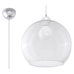 Sollux Lighting H�ngeleuchte BALL transparent Glas E27 �30 cm