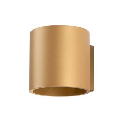 Sollux Lighting ORBIS 1 Wandleuchte gold G9 zylindrisch