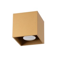 Sollux Lighting QUAD 1 Deckenleuchte gold GU10 minimalistisch