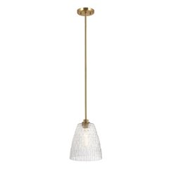 Elstead Lighting Windsor Duo-Mount Pendelleuchte 1-flammig in Painted Natural Brass